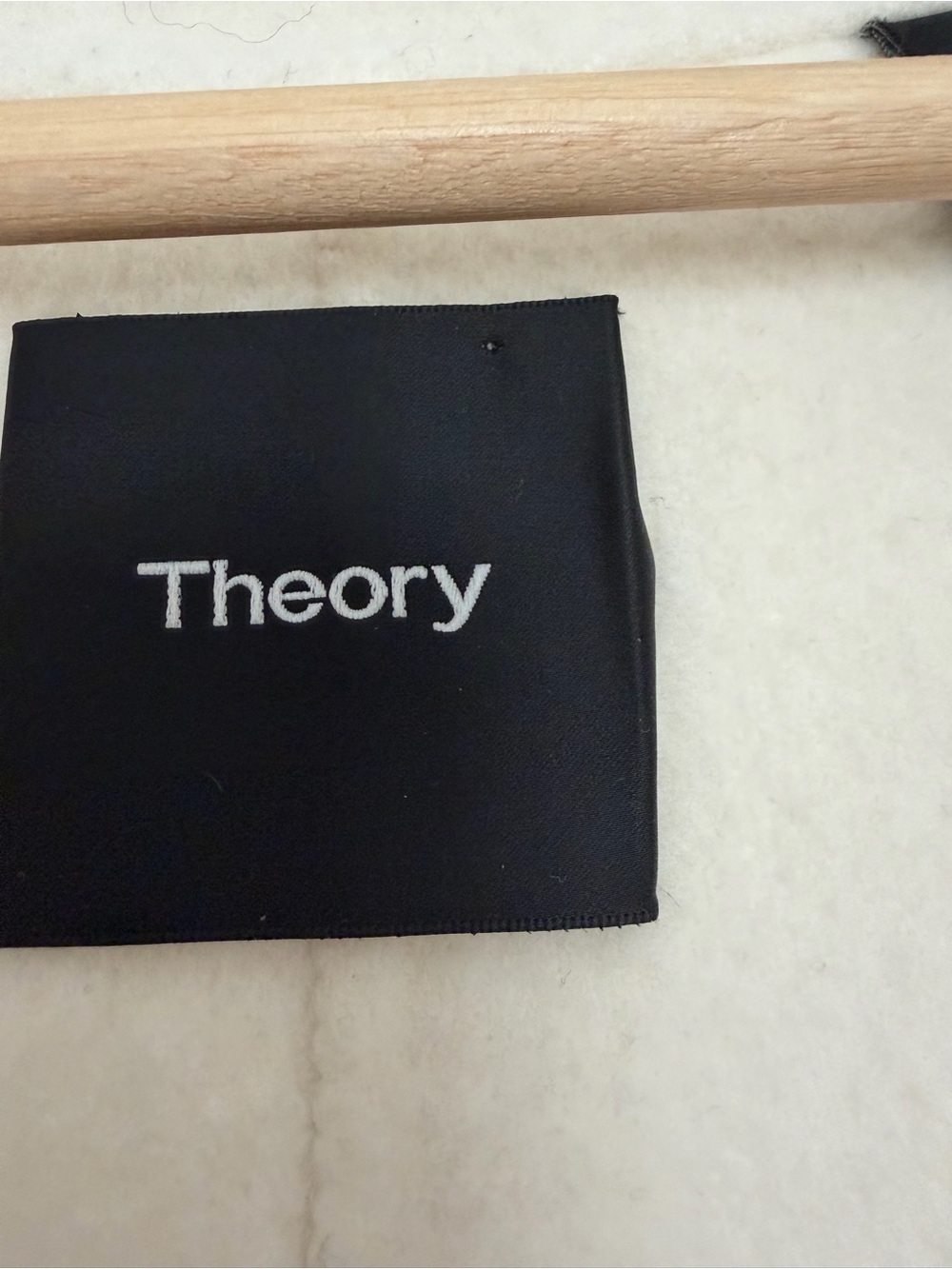Theory classic ivory cashmere coat
